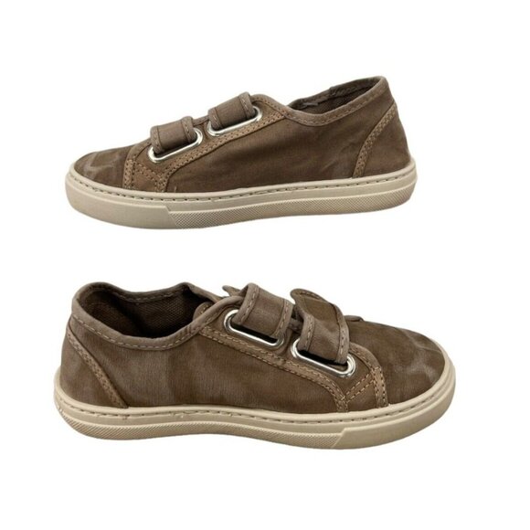 Cienta Kids #83777 Hook & Loop Girls Shoes- Washed Beige - Pick Size - Picture 3 of 8